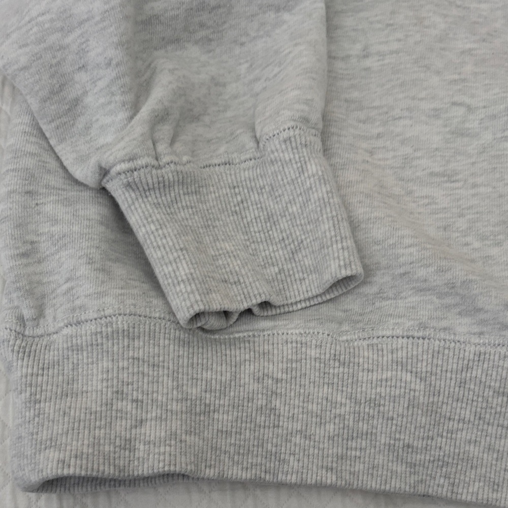 Cute NIA Gray Hoodie Sweater with white draw strings! - Picture 5 of 6